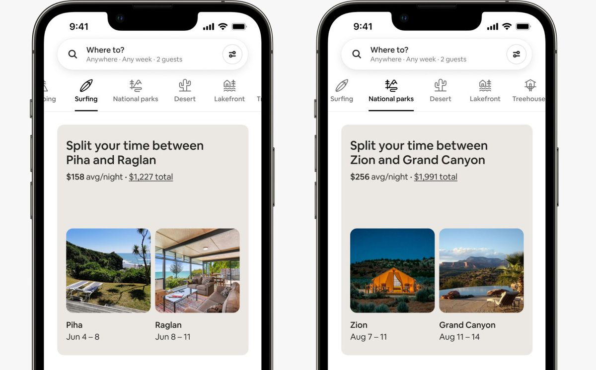 Airbnb - Split Stays